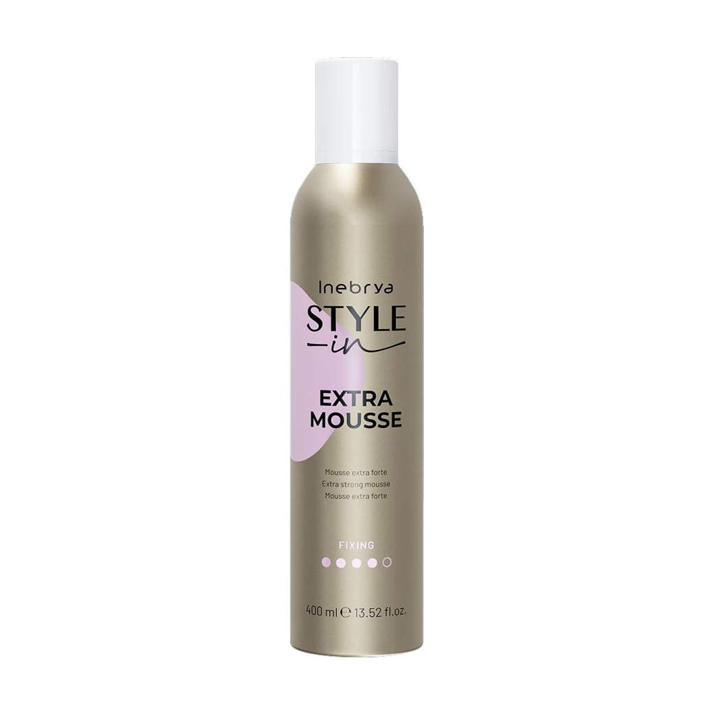 Мус для волосся Inebrya Extra Mousse Екстрасильна фіксація, 400 мл